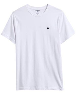 Lucky Brand Stretch Cotton Pajama T-Shirt - White