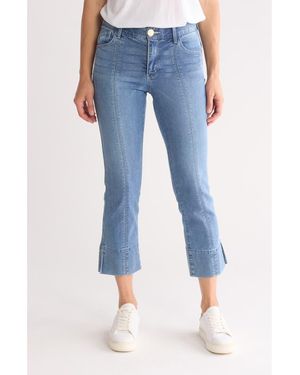 Democracy High Waist Kick Flare Jeans - Blue