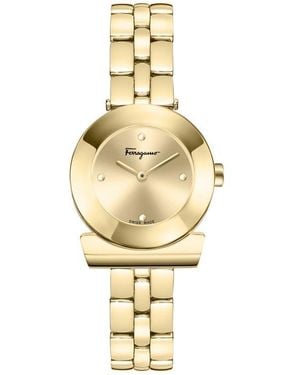 Ferragamo Gancio Bracelet Watch, 27Mm - Metallic