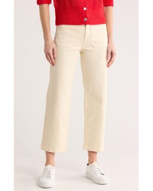 Sanctuary Supernova Crop Wide Leg Pants - Natural