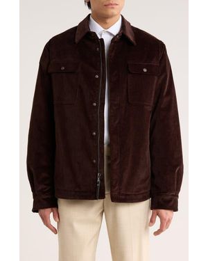 Robert Graham Corduroy Shirt Jacket - Black