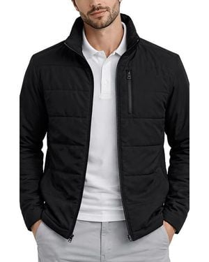 Hawke & Co. Water Resistant Hybrid Stretch Jacket - Black