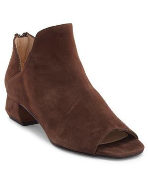 Pelle Moda Vonn Open Toe Ankle Boot - Brown