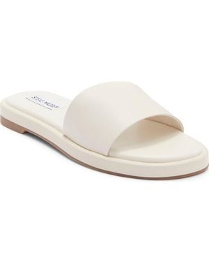 Steve Madden Riplee Slide Sandal - White