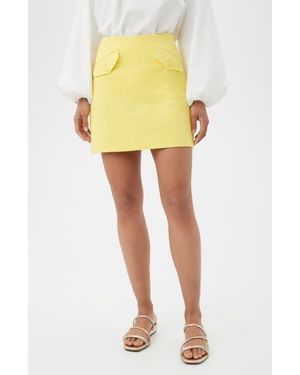 Trina Turk Camden Miniskirt - Yellow
