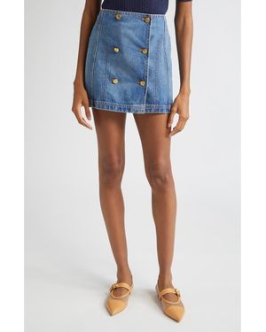Ulla Johnson The Clara Denim Miniskirt - Blue