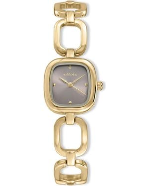 Ettika Square Link Bracelet Watch - Metallic
