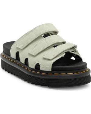 Dr. Martens Raine Platform Slide Sandal - Green