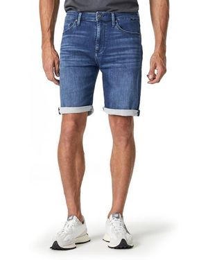 Mavi Brian Knit Denim Shorts - Blue