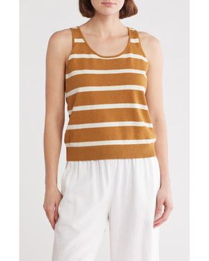Caslon Classic Sleeveless Sweater - Metallic