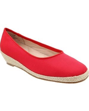 David Tate Stroll Espadrille Flat - Red