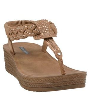 Gc Shoes Ivana Platform Sandal - Brown