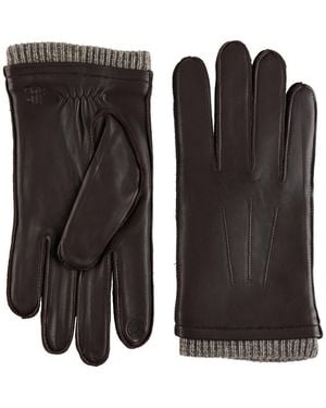 Hickey Freeman Leather Gloves - Black