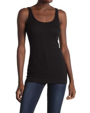 Vince Favorite Pima Cotton & Modal Tank - Black