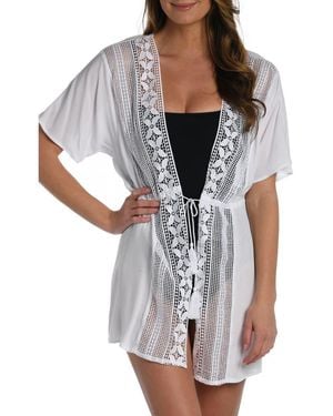 La Blanca Coastal Cover-Up Wrap - Gray