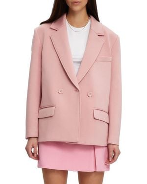 Noize Braunwyn Notch Collar Blazer - Pink
