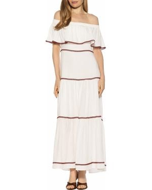 Alexia Admor Esme Off The Shoulder Maxi Dress - Natural
