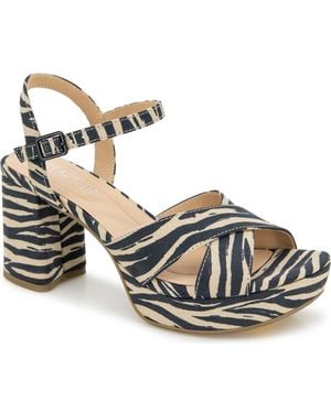 Kenneth Cole Reeva Platform Sandal - Metallic
