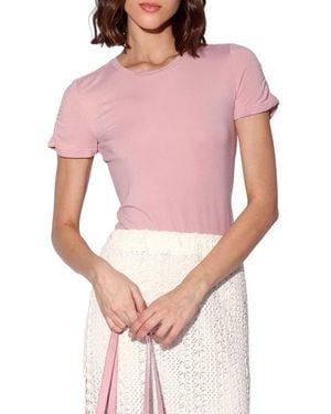 Walter Baker Jennifer Fitted Baby Tee - Pink