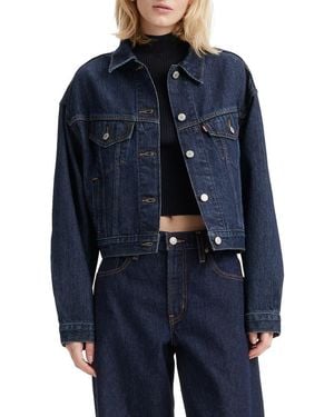 Levi's Shrunken '90S Denim Trucker Jacket - Blue