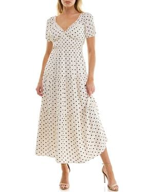 knee length dresses for ladies Striped Sleeveless Tiered Midi Dress – Charming Charlie