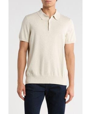 Brooks Brothers Cotton Knit Polo - Natural