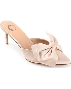 Journee Collection Tiarra Mule Pump - Pink