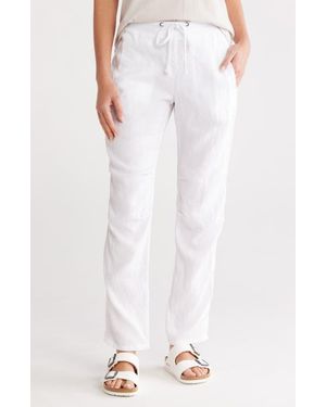 James Perse Linen Utility Pants - White
