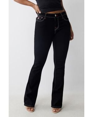 True Religion Becca Flap Pocket Bootcut Jeans - Black