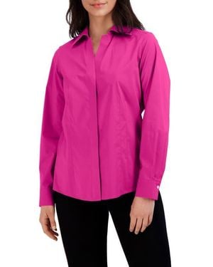 Foxcroft Taylor Stretch Shirt - Pink