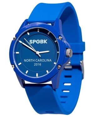 SPGBK WATCHES Bronco Silicone Strap Watch, 42Mm - Blue