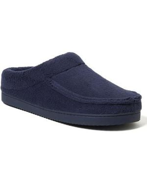 Dearfoams Corby Terry Clog Slipper - Blue