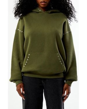 PacSun Studded Hoodie - Green