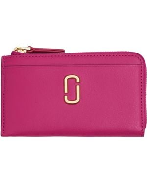 Marc Jacobs The J Marc Top Zip Card Case - Pink