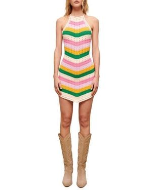 Maje Ramina Knit Stripe Dress - Multicolor