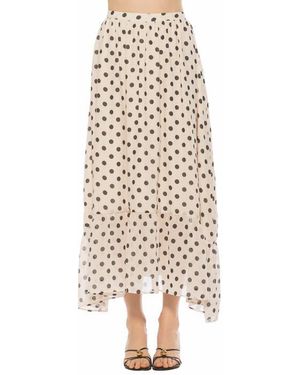 Alexia Admor Ella Floral Maxi Skirt - Natural