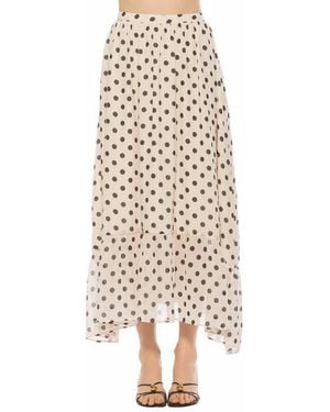 Alexia Admor Ella Floral Maxi Skirt - Natural