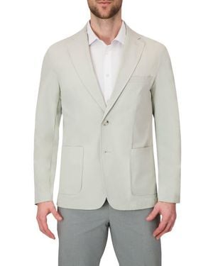 C-LAB NYC Packable Woven Tech Jacket - Gray