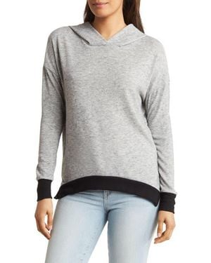Go Couture Dolman Sleeve Hoodie - Gray