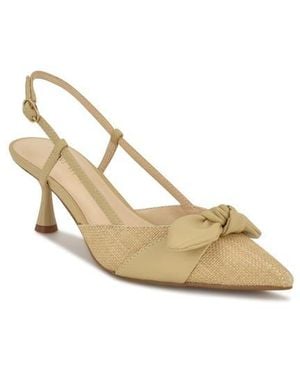 Nine West Reaba Slingback Sandal - Natural