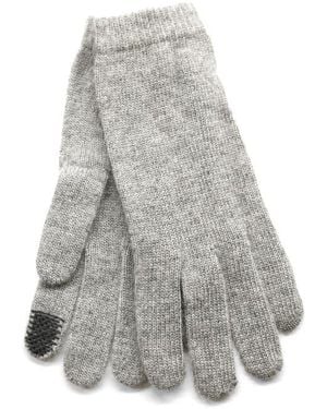 Portolano Wool Blend Gloves - Gray
