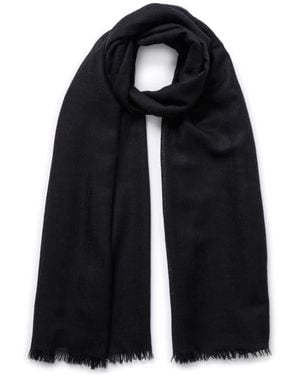 Jane Carr The Legere Cashmere Scarf - Black
