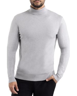 Xray Jeans Turtleneck Pullover Sweater - Gray