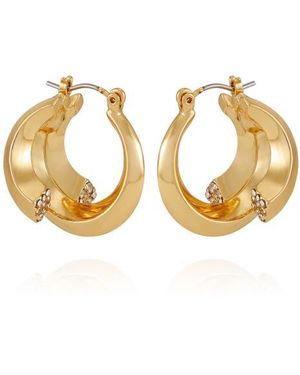Vince Camuto Sculptural Hoop Earrings - Metallic