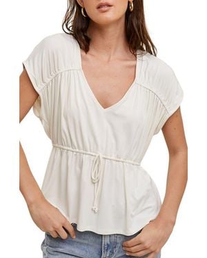 Wishlist Dolman Sleeve Modal Blend Top - White