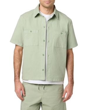 Hudson Jeans Cotton Camp Shirt - Green
