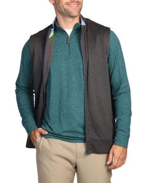 Tailorbyrd Luxe Fleece Golf Performance Vest - Blue