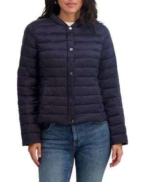 Tahari Bee Puffer Jacket - Blue