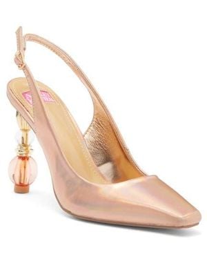 Ashley Kahen Salsa Slingback Pump - Natural