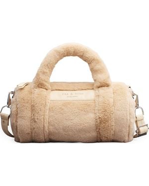 Rag & Bone Cloud Mini Faux Fur Duffle - Natural